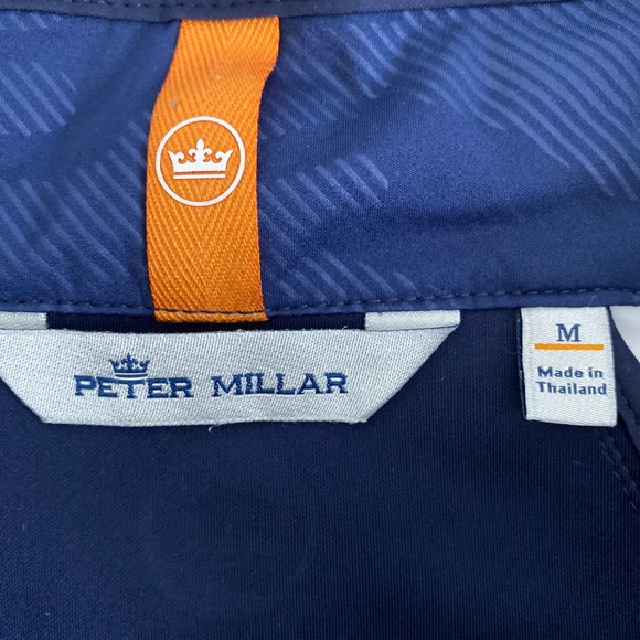 Peter Millar Hyperlight Merge Hybrid Jacket Medium Blue Camouflage - Picture 4 of 14